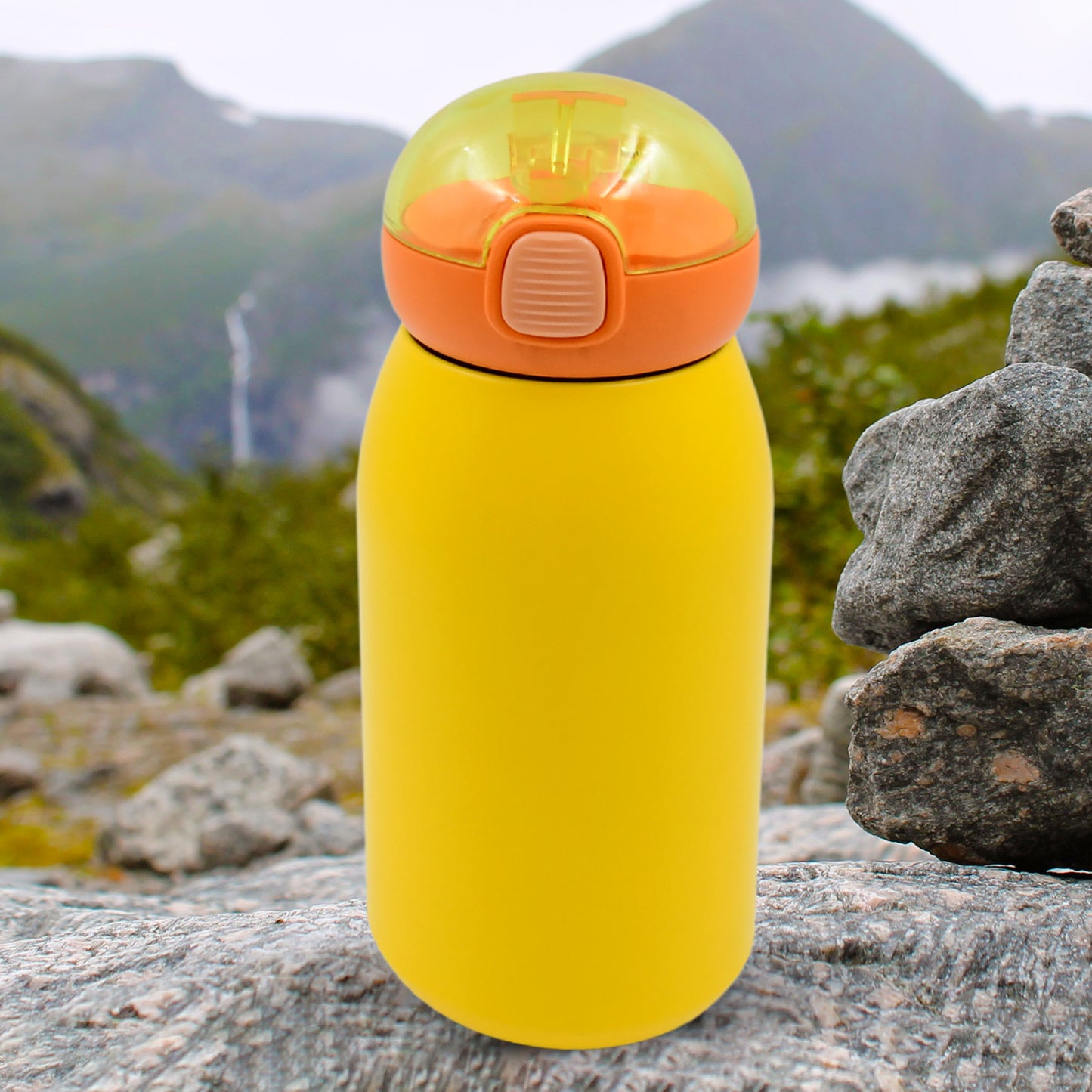 Duck Stainless Steel Water Bottle (1 Pc Mix Design)