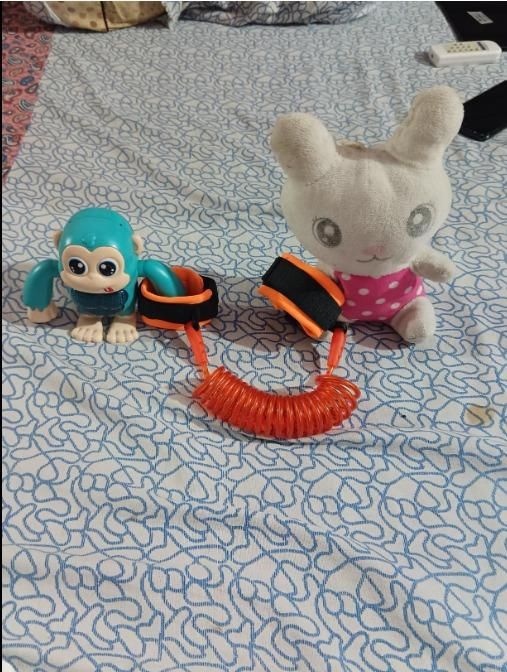 बच्चों के लिए एंटी लॉस्ट सेफ्टी वेल्क्रो कलाई ब्रेसलेट