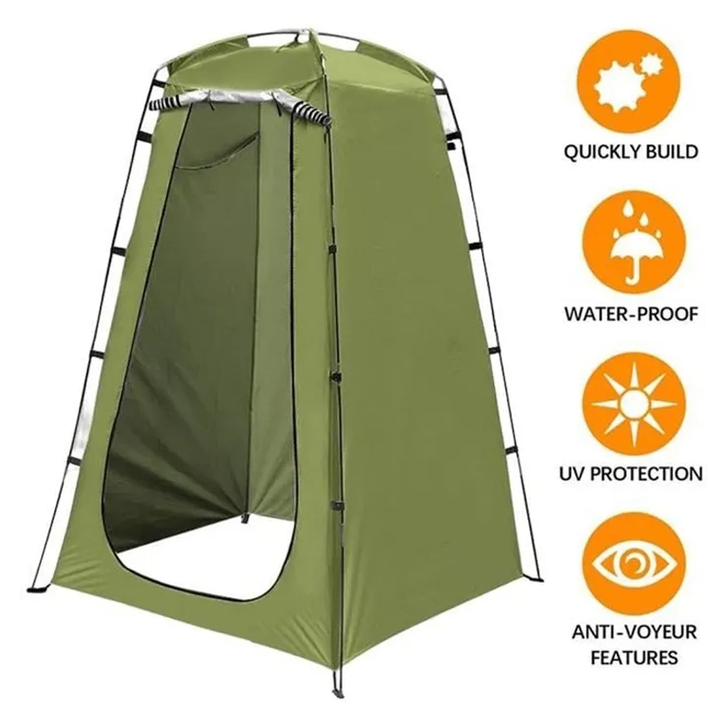 Hiking Privacy Tent Instant Portable Outdoor Shower Tent (1 Pc)