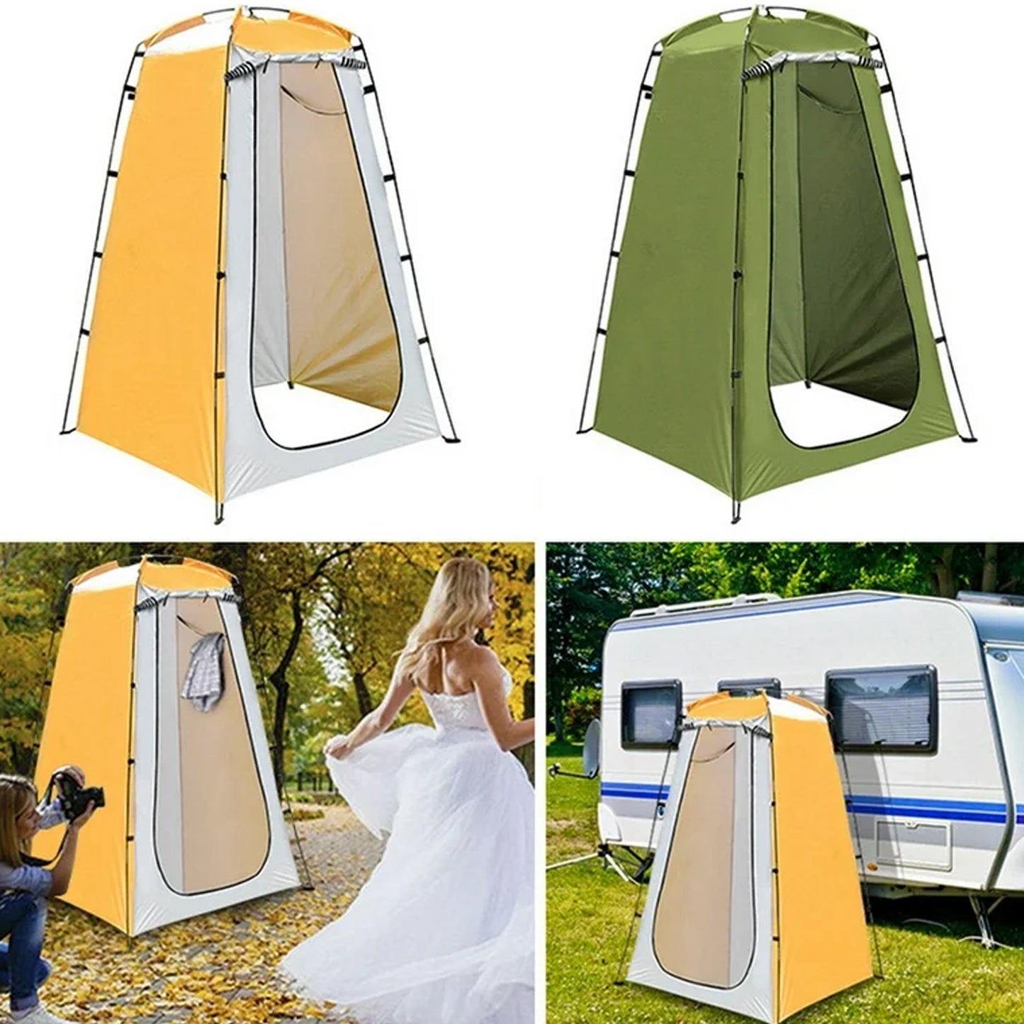 Hiking Privacy Tent Instant Portable Outdoor Shower Tent (1 Pc)