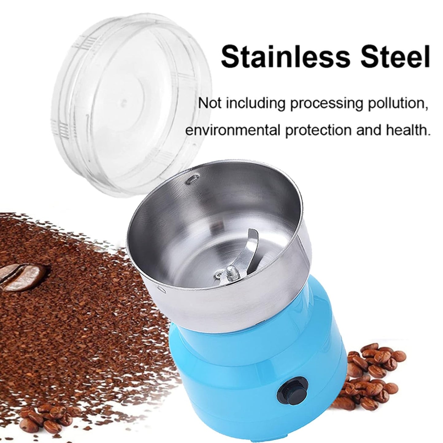 Multi Function Electric Small Food Grinder Grain Grinder (100-200w 2 Blade 1 Pc)
