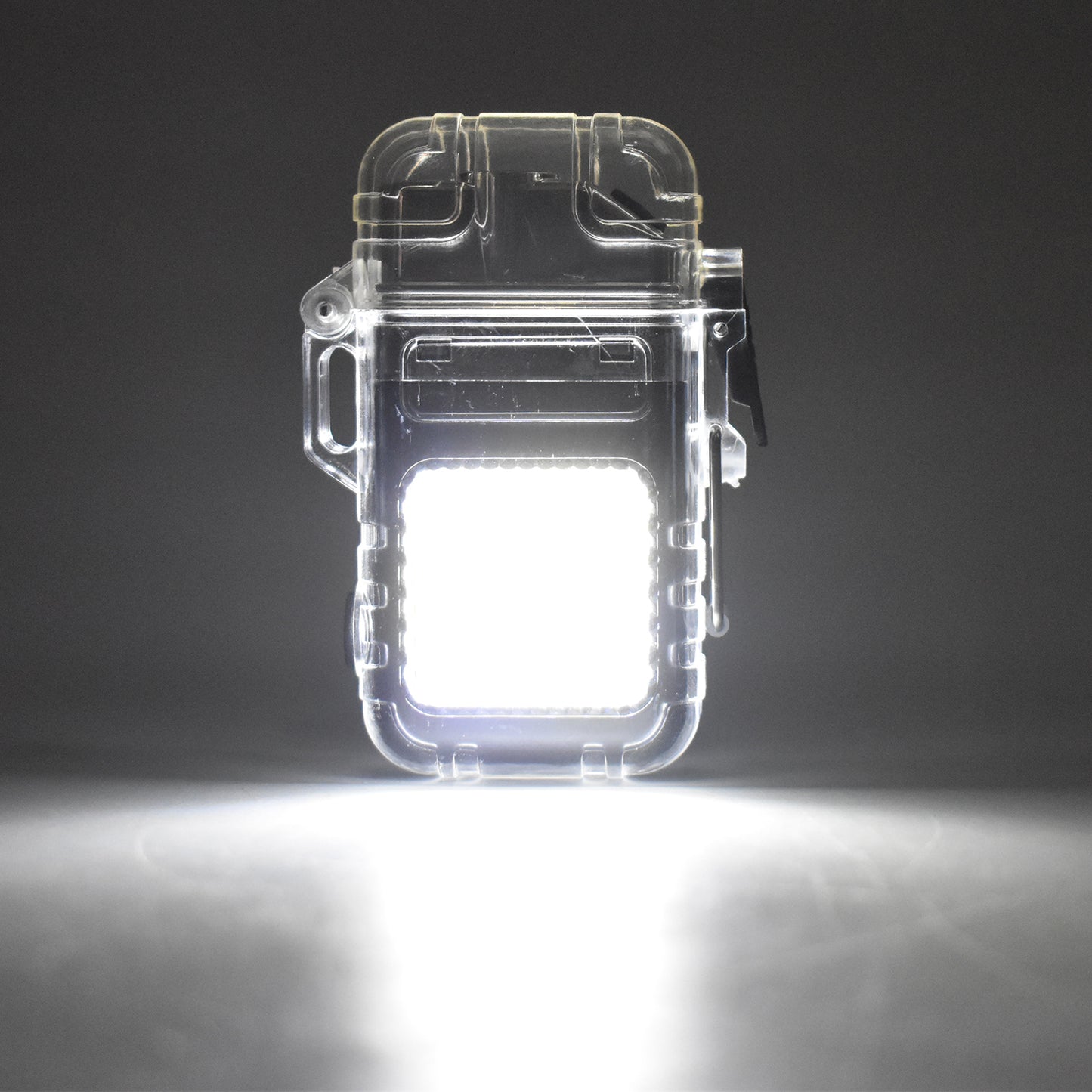 Usb Rechargeable Electric Lighter 3 Modes Cob Flashlight (1 Pc)