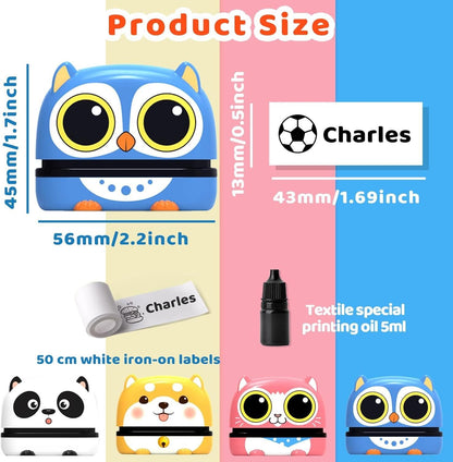 बच्चों के कपड़ों के लिए स्टाम्प