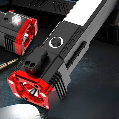 बहुकार्यात्मक कार्य पोर्टेबल एलईडी फ्लैशलाइट